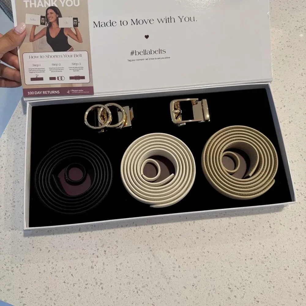 Bella belts trio